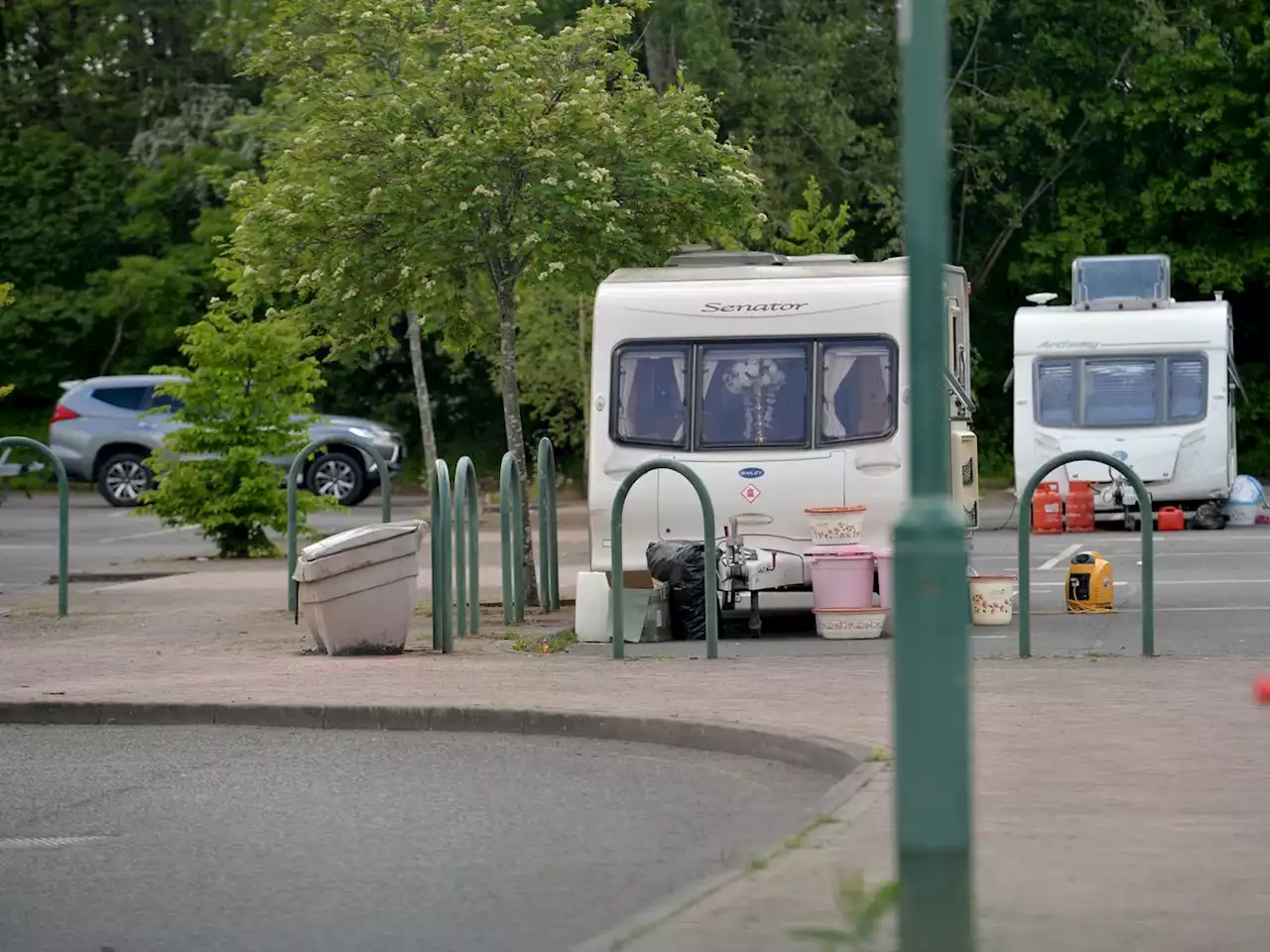 Shrewsbury park and ride still suspended as travellers given notice to leave by Friday