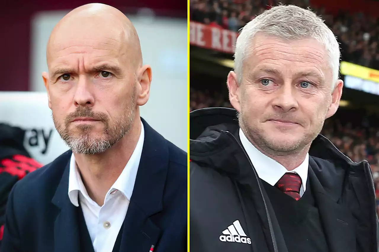 Ten Hag called out by Man United legend Yorke over superior Solskjaer stat