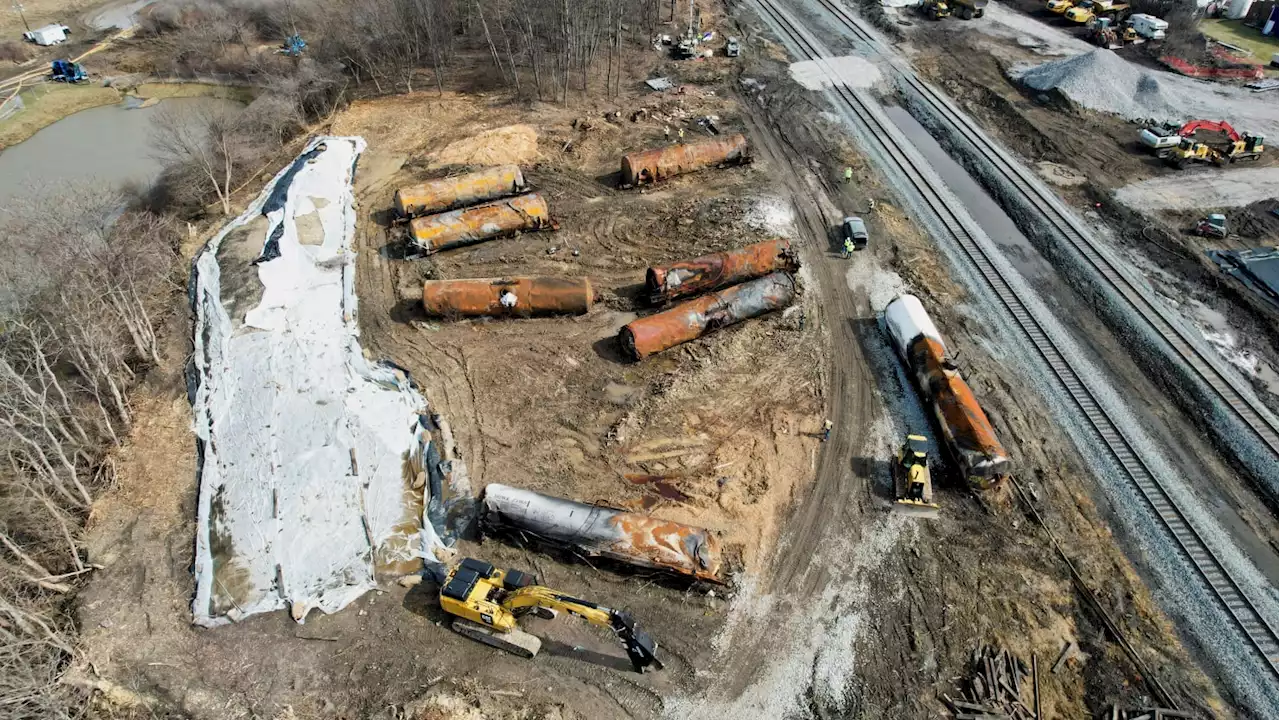 A Norfolk Southern Train Derailed Near East Palestine—Again