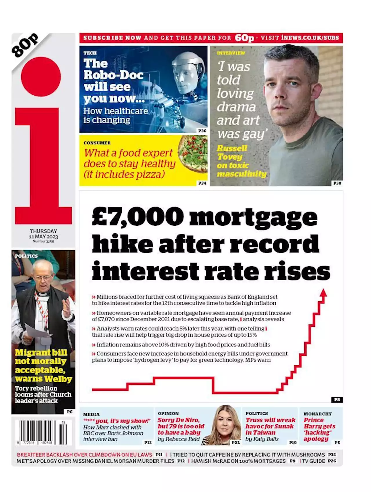 1.4 million mortgage holders face paying £7,000 more per year than they did in December 2021