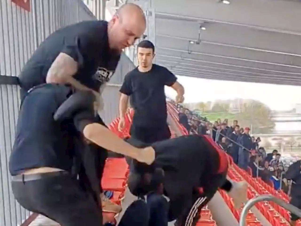 CAUGHT ON CAMERA: Toronto FC fans clash with CF Montreal fans and players