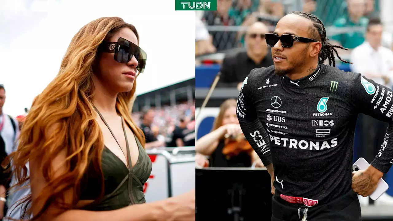 Lewis Hamilton ayuda a Shakira a olvidar a Gerard Piqué