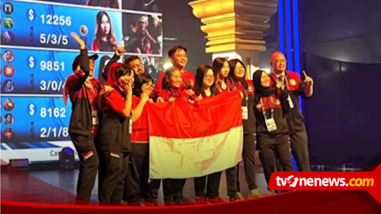 Debut di SEA Games 2023, Tim Mobile Legend Putri Indonesia Raih Medali Emas Usai Kalahkan Filipina