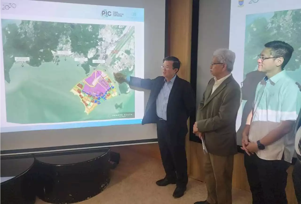 PSI: Projek tambak laut selatan Pulau Pinang kini dikecilkan kepada hanya satu pulau