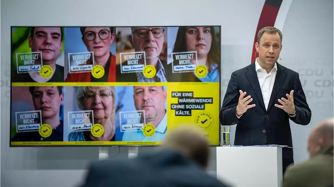 CDU-Kampagne sorgt für heftige Diskussionen mit Grünen