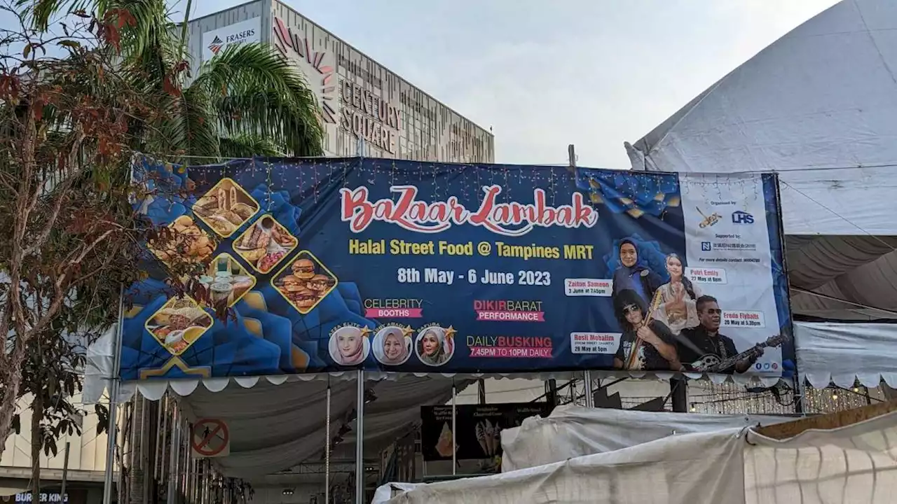 Tampines halal street food bazaar causes confusion: why are some stalls selling non-halal food?