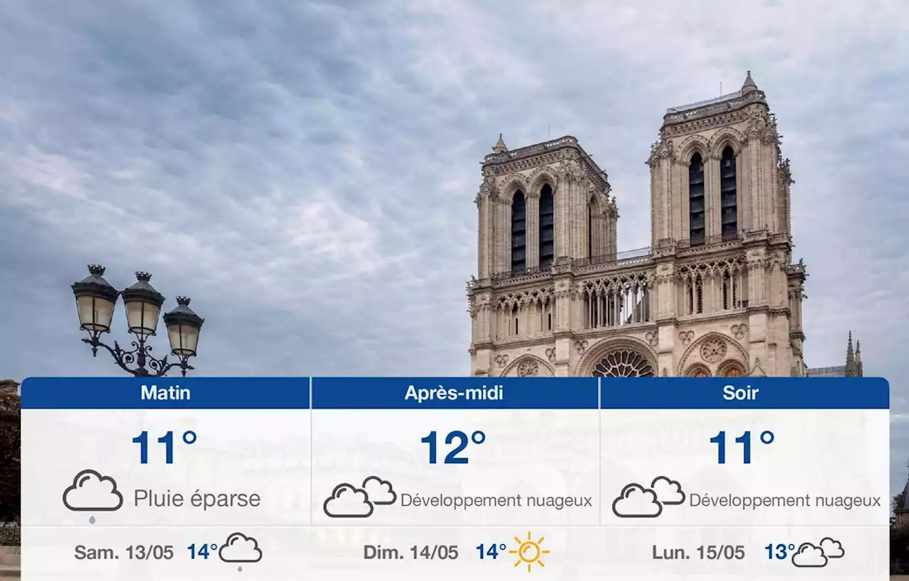 Prévisions météo du vendredi 12 mai 2023 à Paris