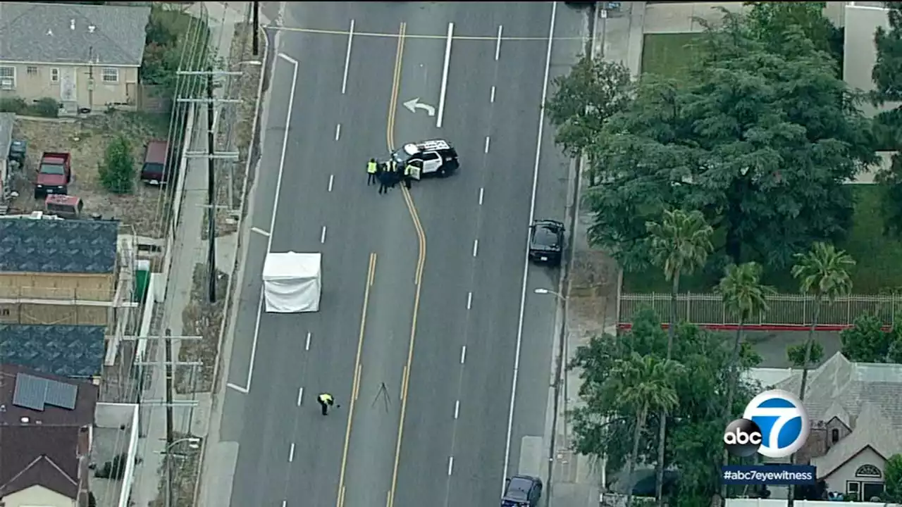 Search for driver underway after deadly hit-and-run crash in North Hollywood