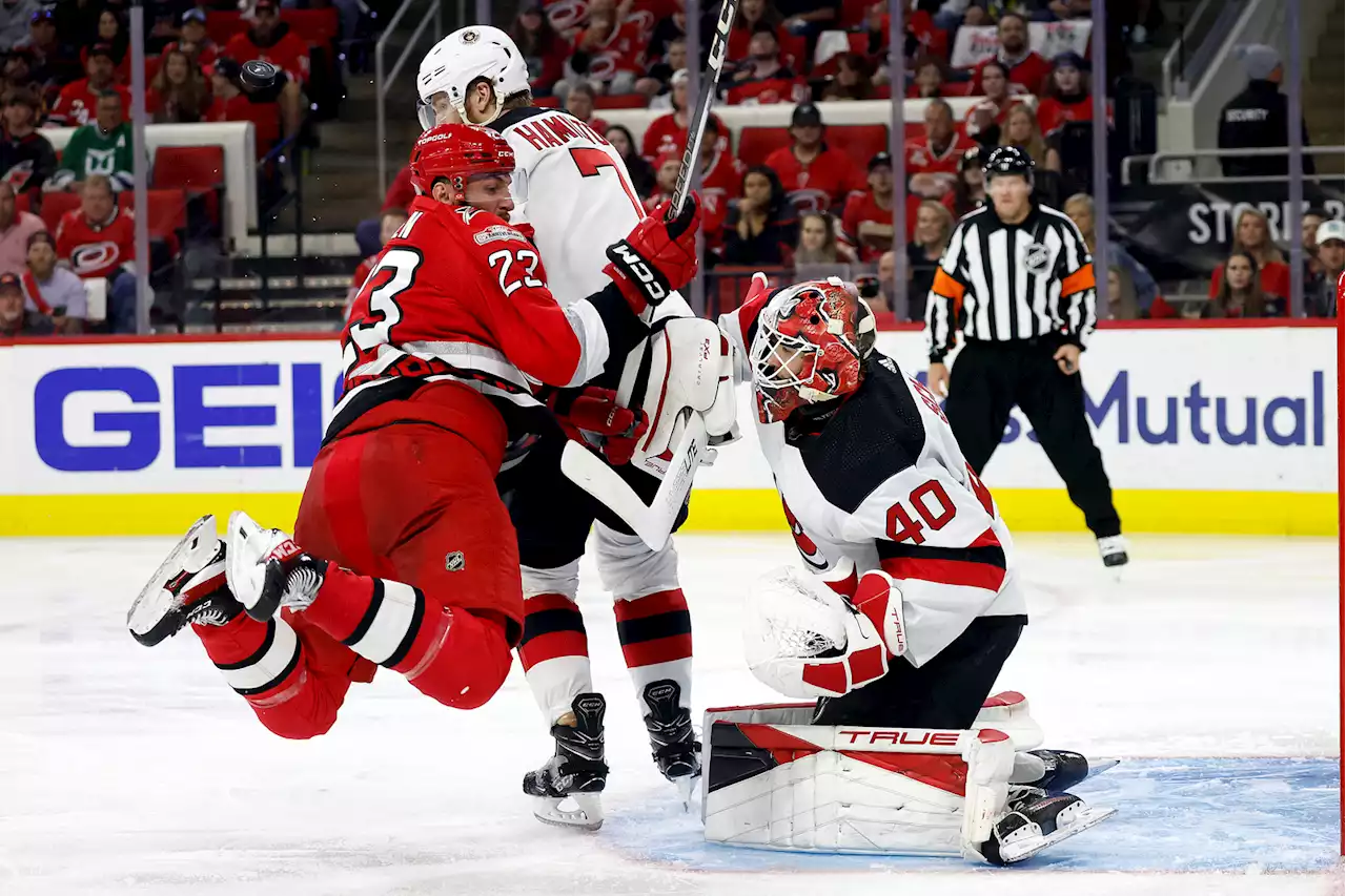 Devils eliminated from NHL Playoffs after 3-2 overtime loss to Hurricanes