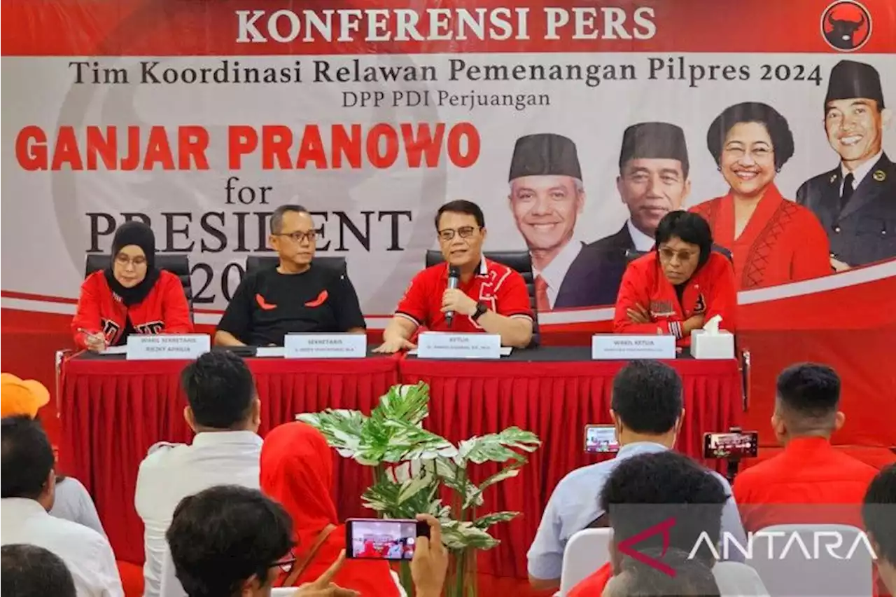 Sekretariat koordinasi relawan Ganjar diresmikan Megawati pada 1 Juni