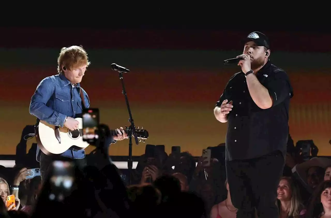 Ed Sheeran & Luke Combs Team Up for Heartfelt ‘Life Goes On’ Duet at 2023 ACM Awards