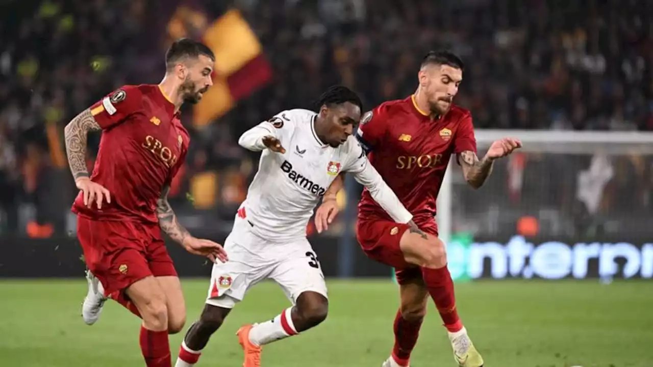 Roma take narrow lead over Leverkusen in Europa League semi