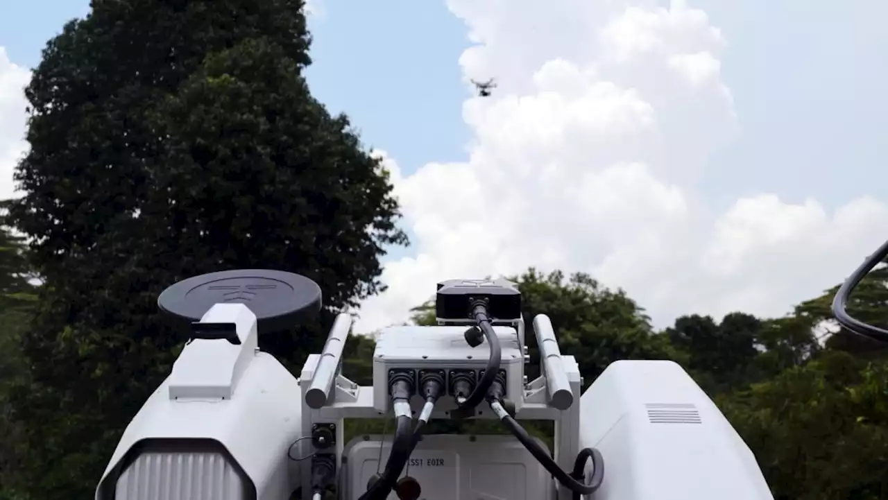 Singapore police's counter-drone system scans skies to keep major events safe