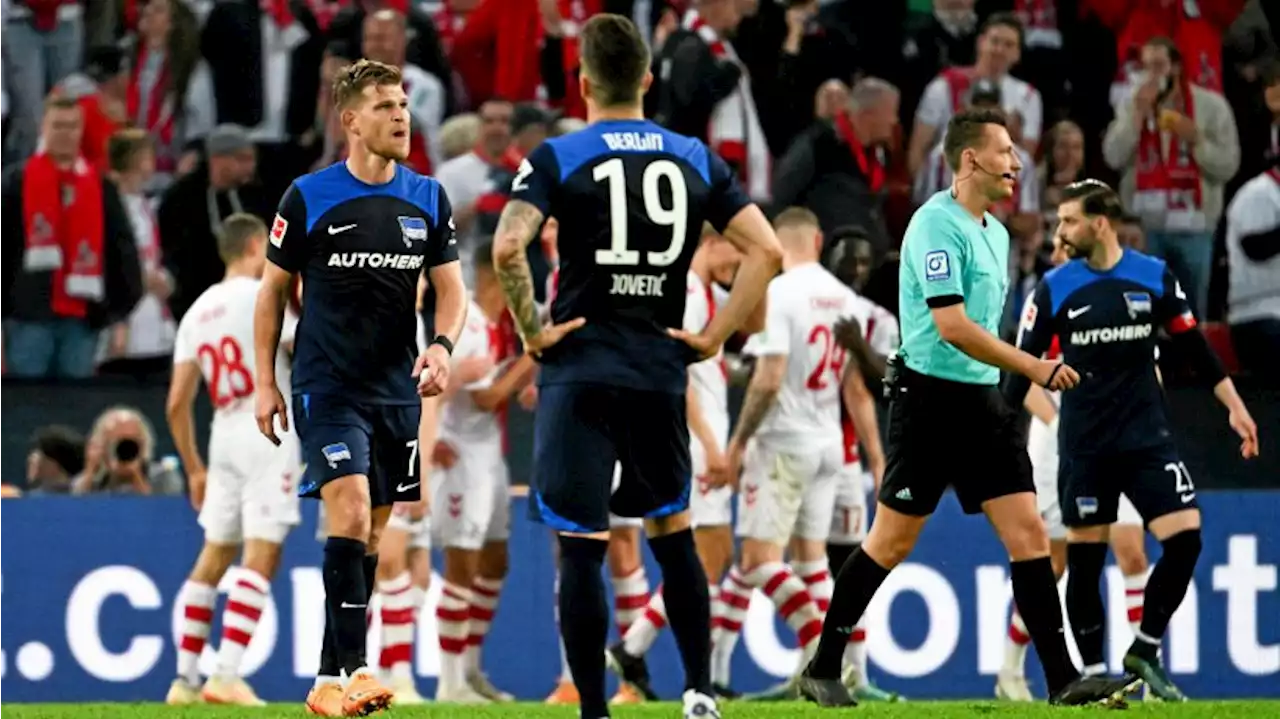 2:5 in Köln: Hertha BSC ist der Zweiten Liga nah wie nie