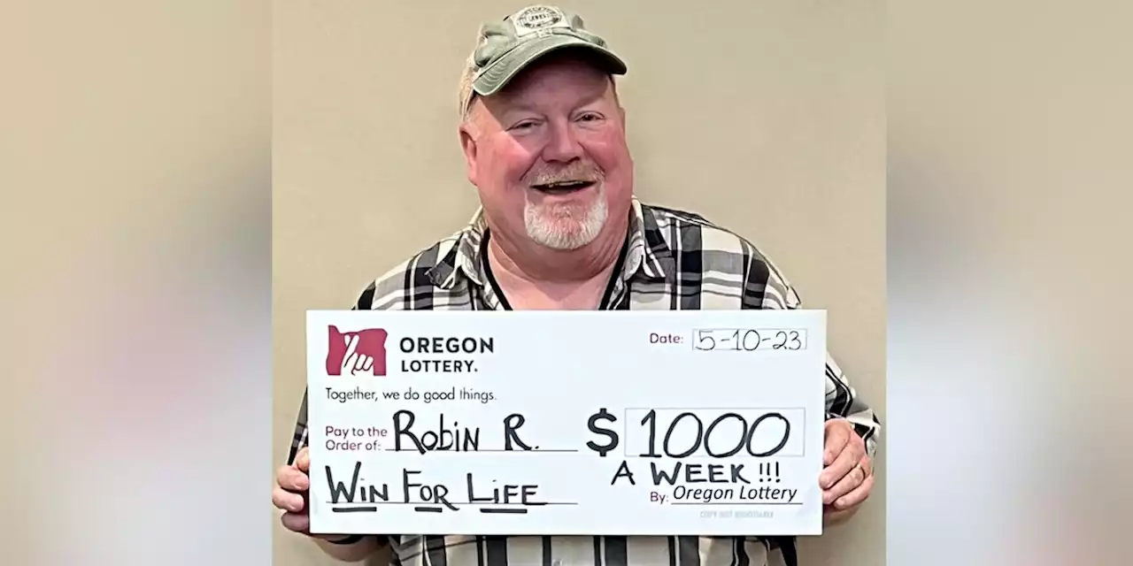 ‘I hit it’: Man wins lottery jackpot that’s good for rest of his life