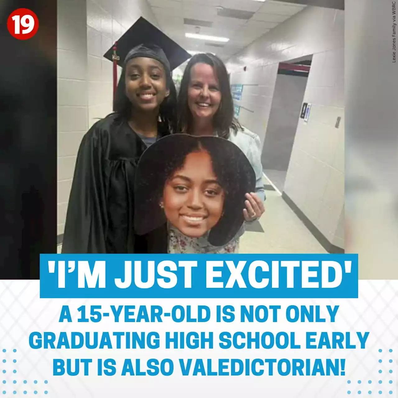 Teen making history by graduating high school at 15 years old