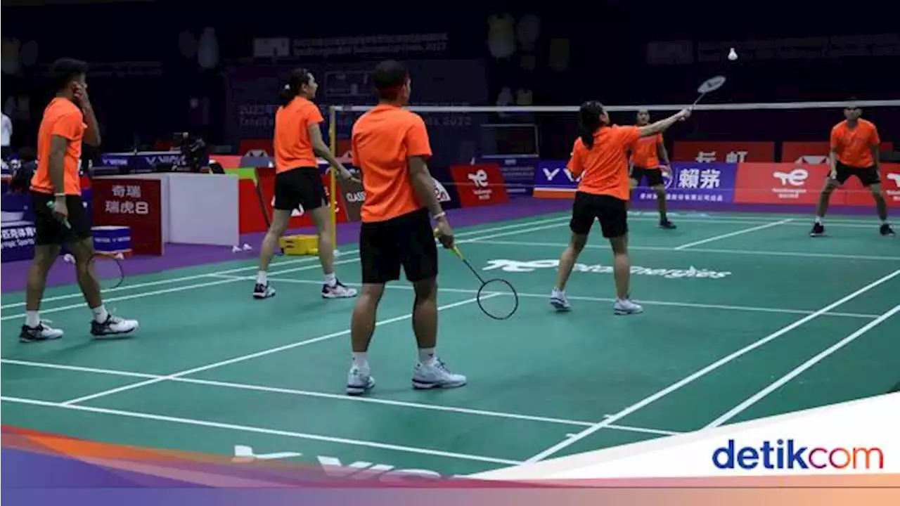 Tim Bulutangkis RI Jalani Latihan Perdana Jelang Piala Sudirman 2023