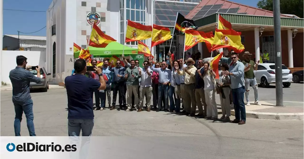 Insultos, agresiones y un herido leve en la presentación de Vox en Marinaleda