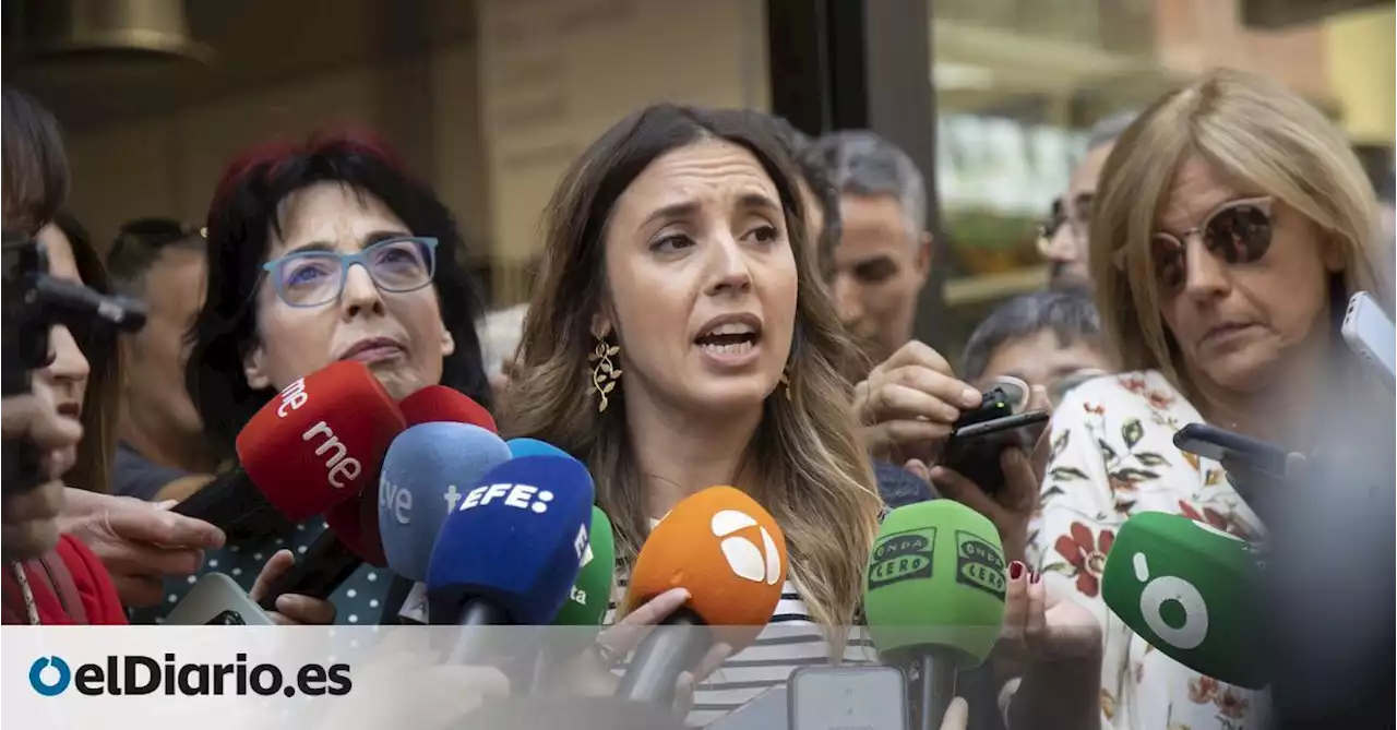 Irene Montero: 'Es repugnante que el PP use el dolor de las víctimas para hacer campaña'