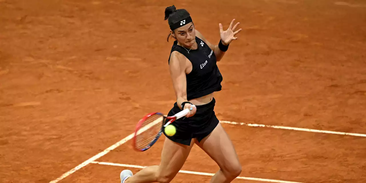 Tennis : les Bleus prennent la foudre à Rome, hormis Caroline Garcia qui s'en sort