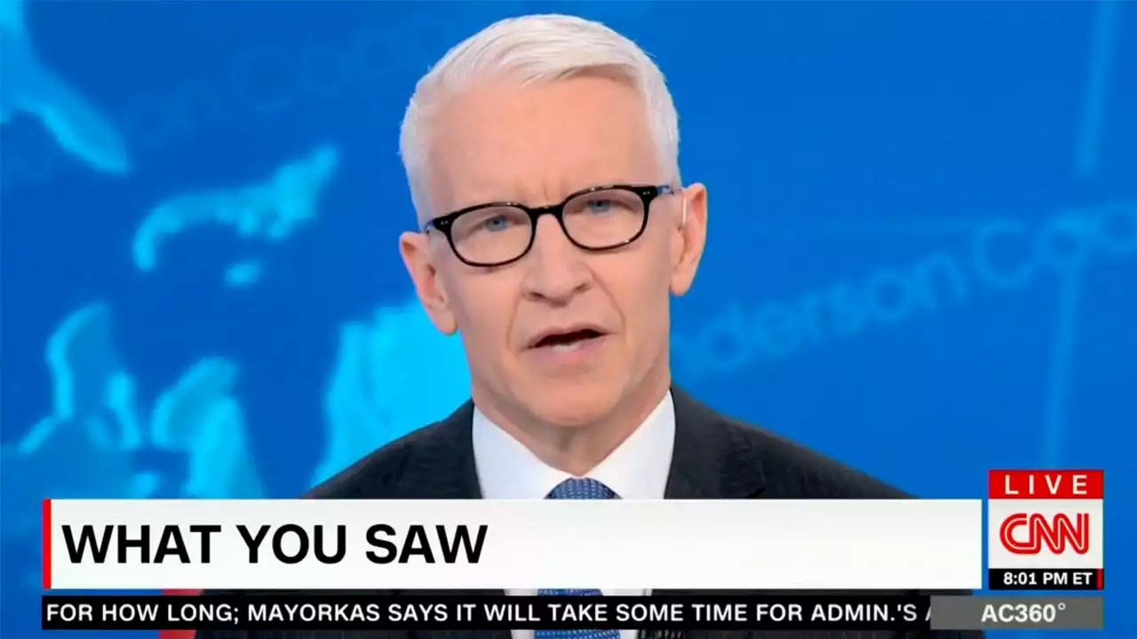 Anderson Cooper mocked for 'condescending' message after Trump's CNN town hall: 'Funniest thing'