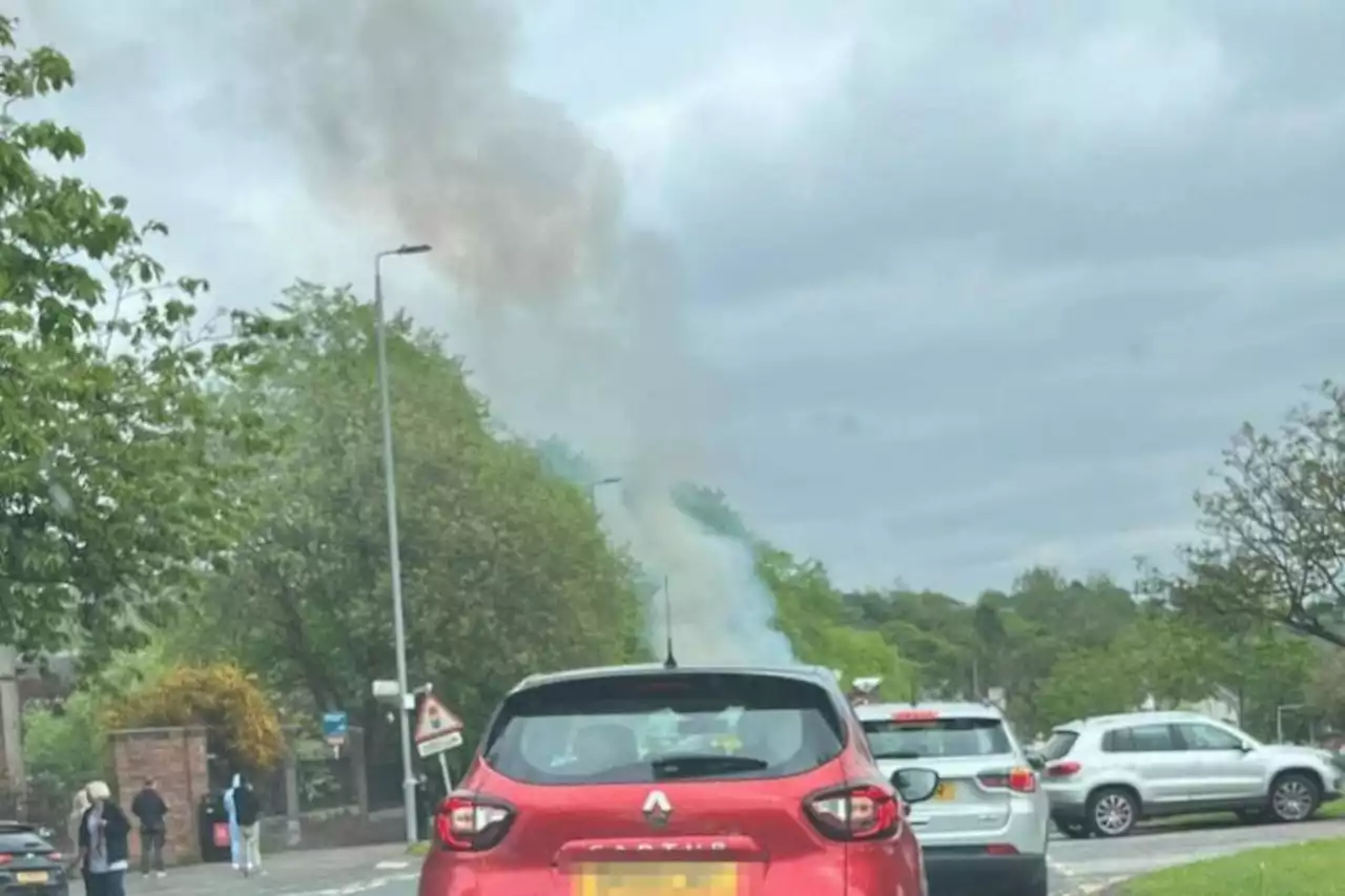 Lorry fire in Glasgow sparks emergency response