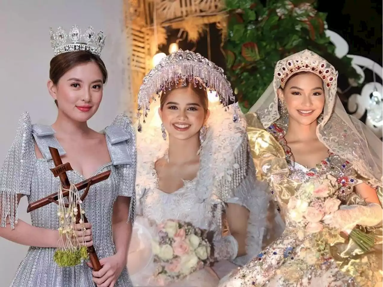 Kapuso celebrities, bumida sa Santacruzan 2023