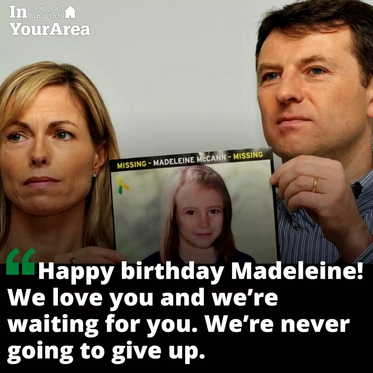 Madeleine McCann's parents issue statement on her 20th birthday by hulldailymail.co.uk