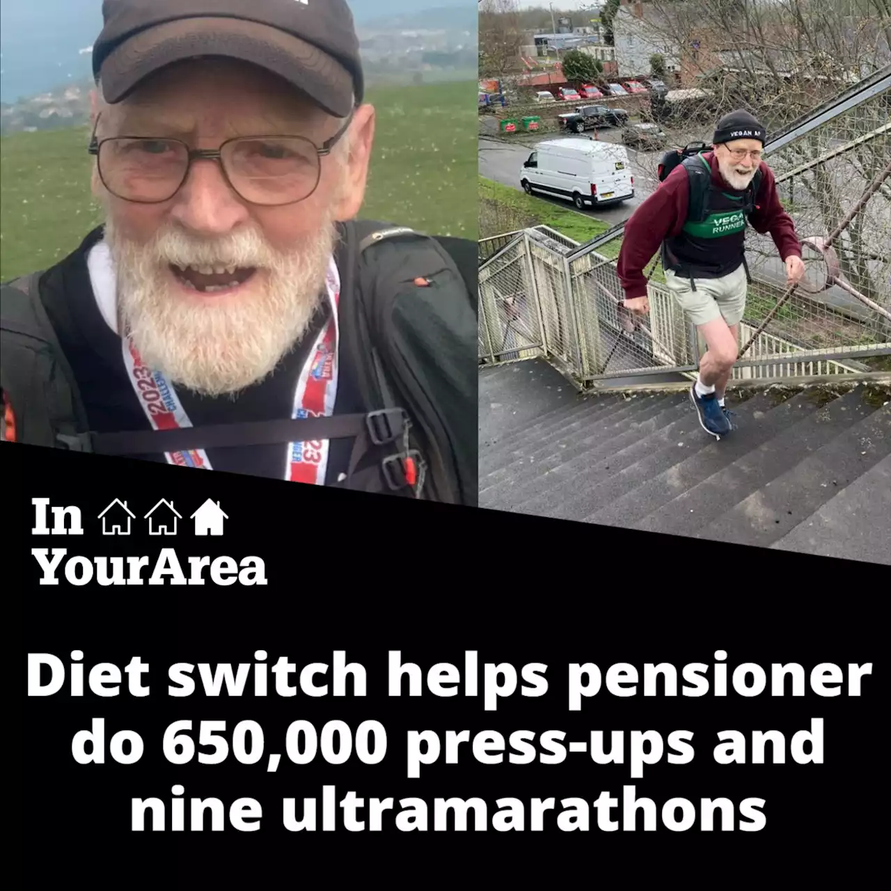 Meet the 85-year-old on a mission to complete one million press-ups and 100 ultramarathons before his 100th birthday