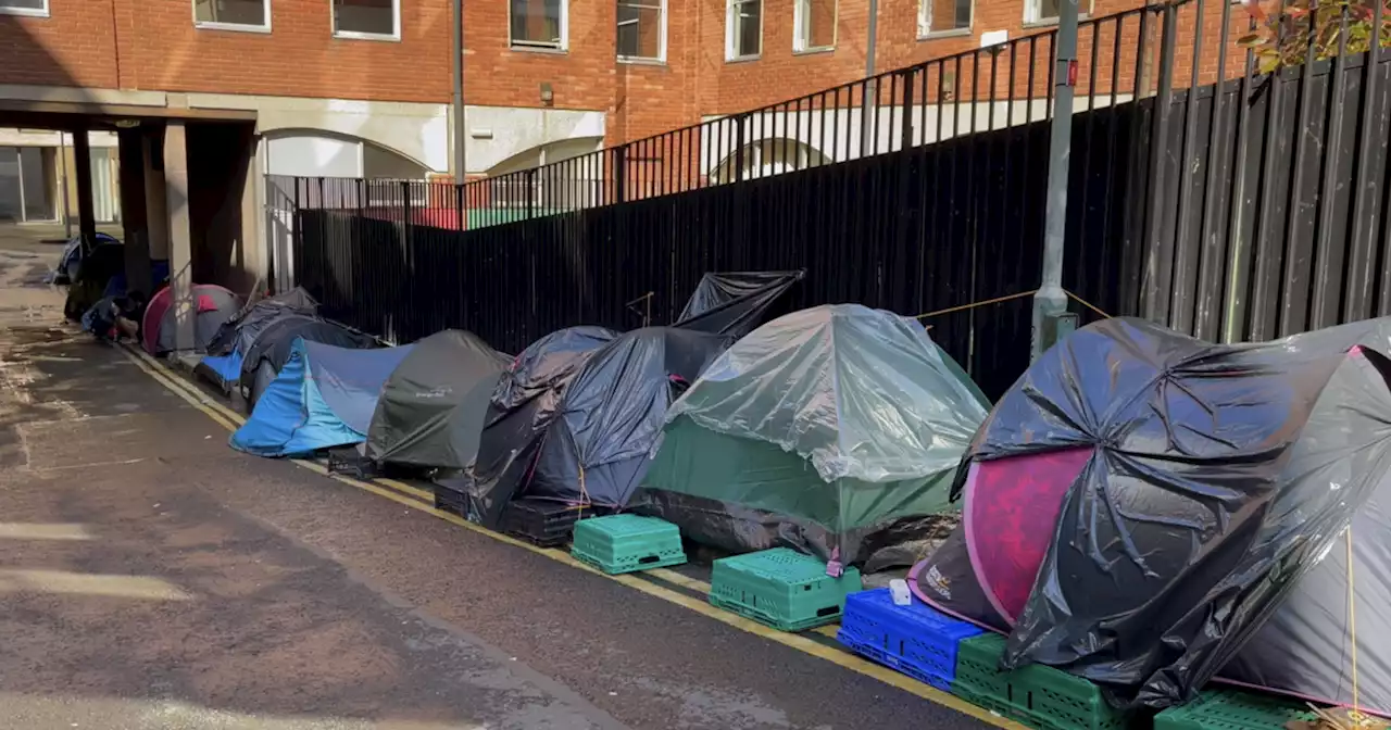 Watch: Asylum seekers in Dublin's 'Tent City' tell of their struggle to live