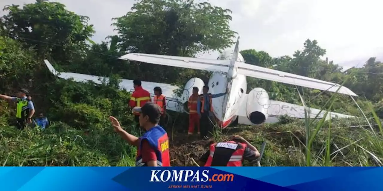 Kronologi Pesawat Tergelincir di Morowali, Mengeluarkan Asap dan Penumpang Selamat