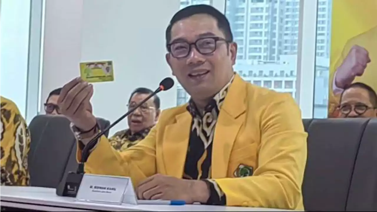 Dedi Mulyadi Dikabarkan Mundur dari Golkar, Ridwan Kamil: Saya Doakan Beliau Lancar di Tempat Baru