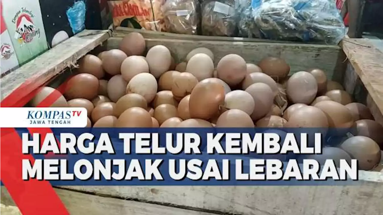 Usai Lebaran Harga Telur Kembali Melonjak