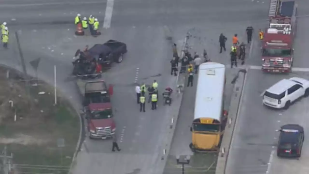 Several elementary school students injured in Clear Creek ISD bus crash, district says