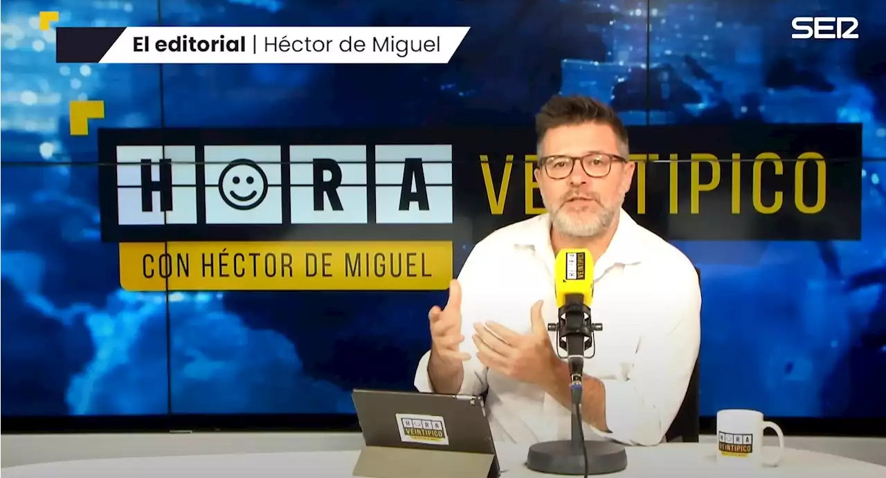 'No te hagas fan de un político': el alegato de Héctor de Miguel en contra de seguir a un partido como si fuera un equipo de fútbol