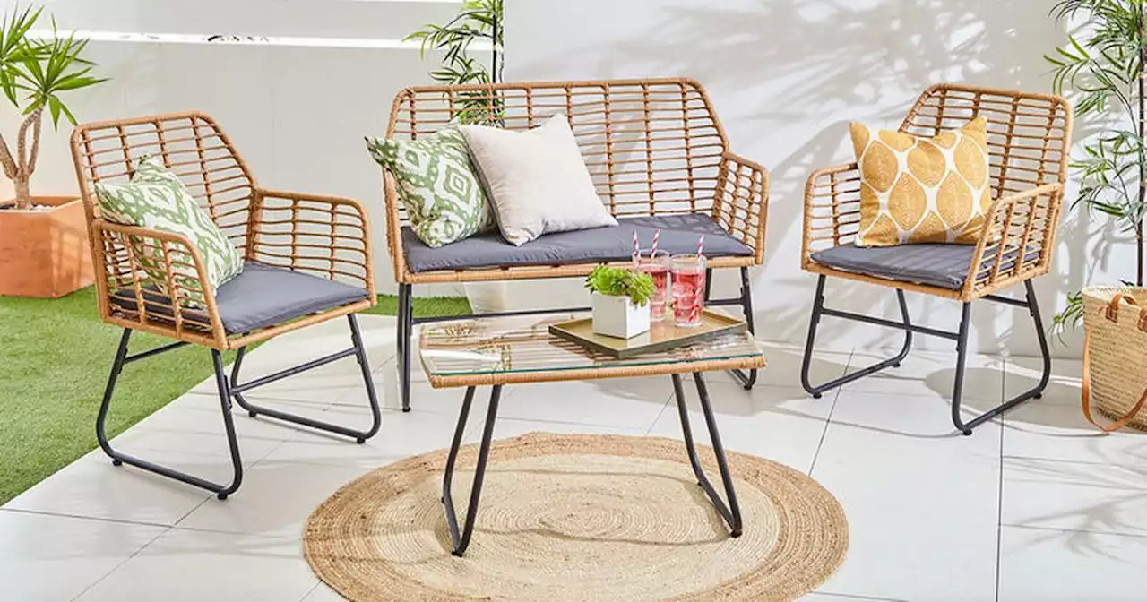 Stylish rattan garden set that's cheaper than Argos and B&Q alternatives