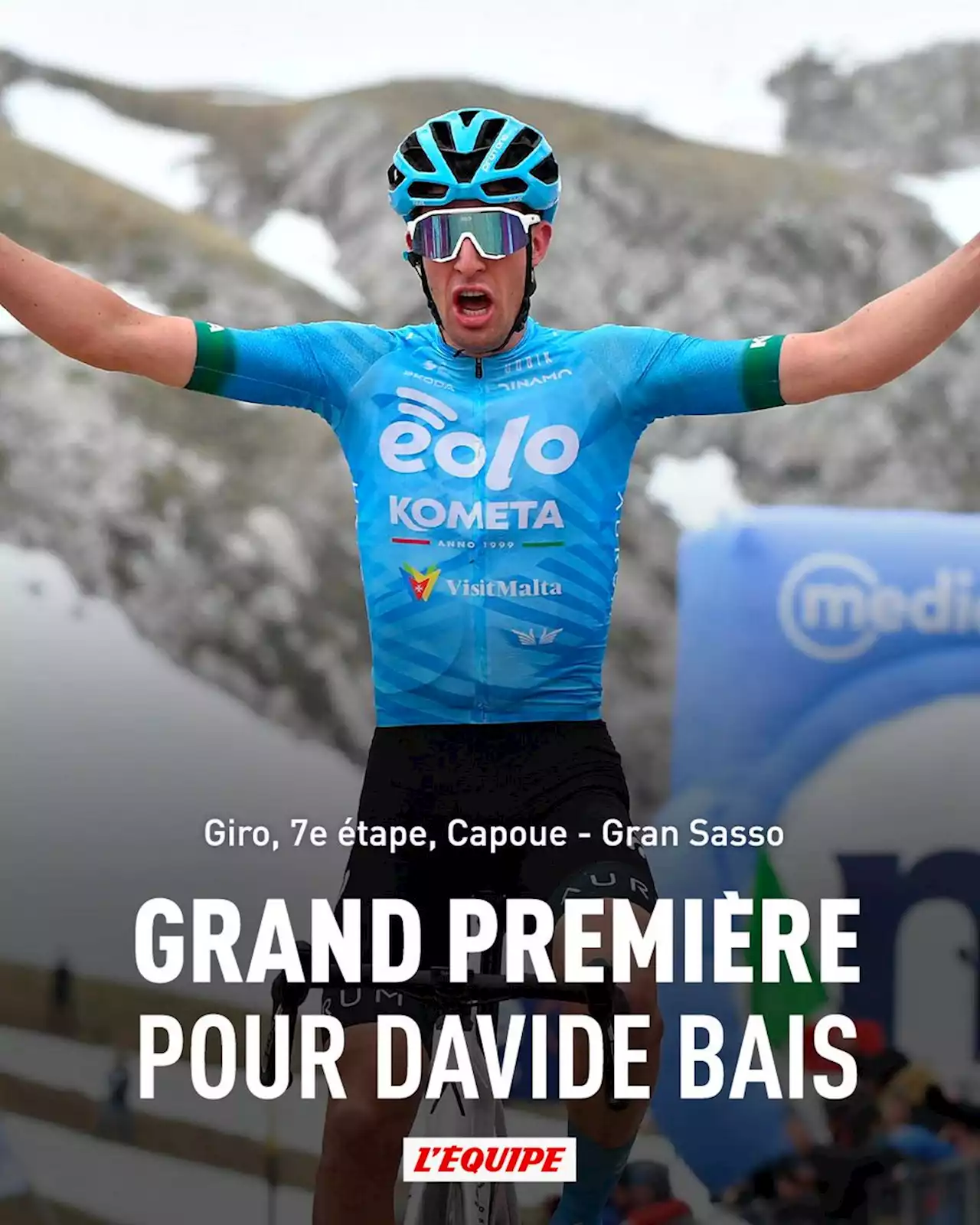 Résultat et résumé : Giro, 7ème étape, 218km, Capoue - Gran Sasso, 12 mai 2023