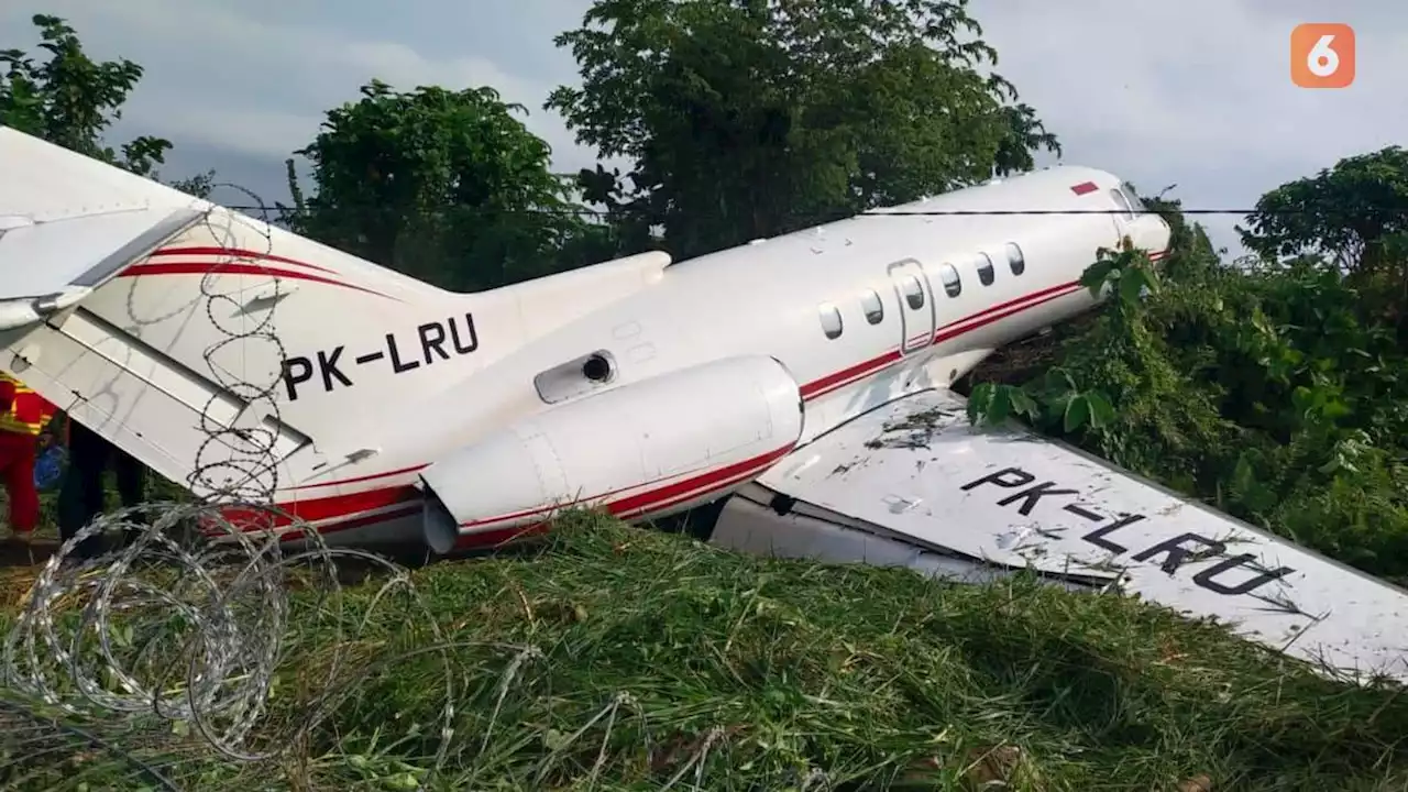 Pesawat Hawker Tergelincir Sejauh 200 Meter di Bandara Maleo Morowali, Tak Ada Korban Jiwa