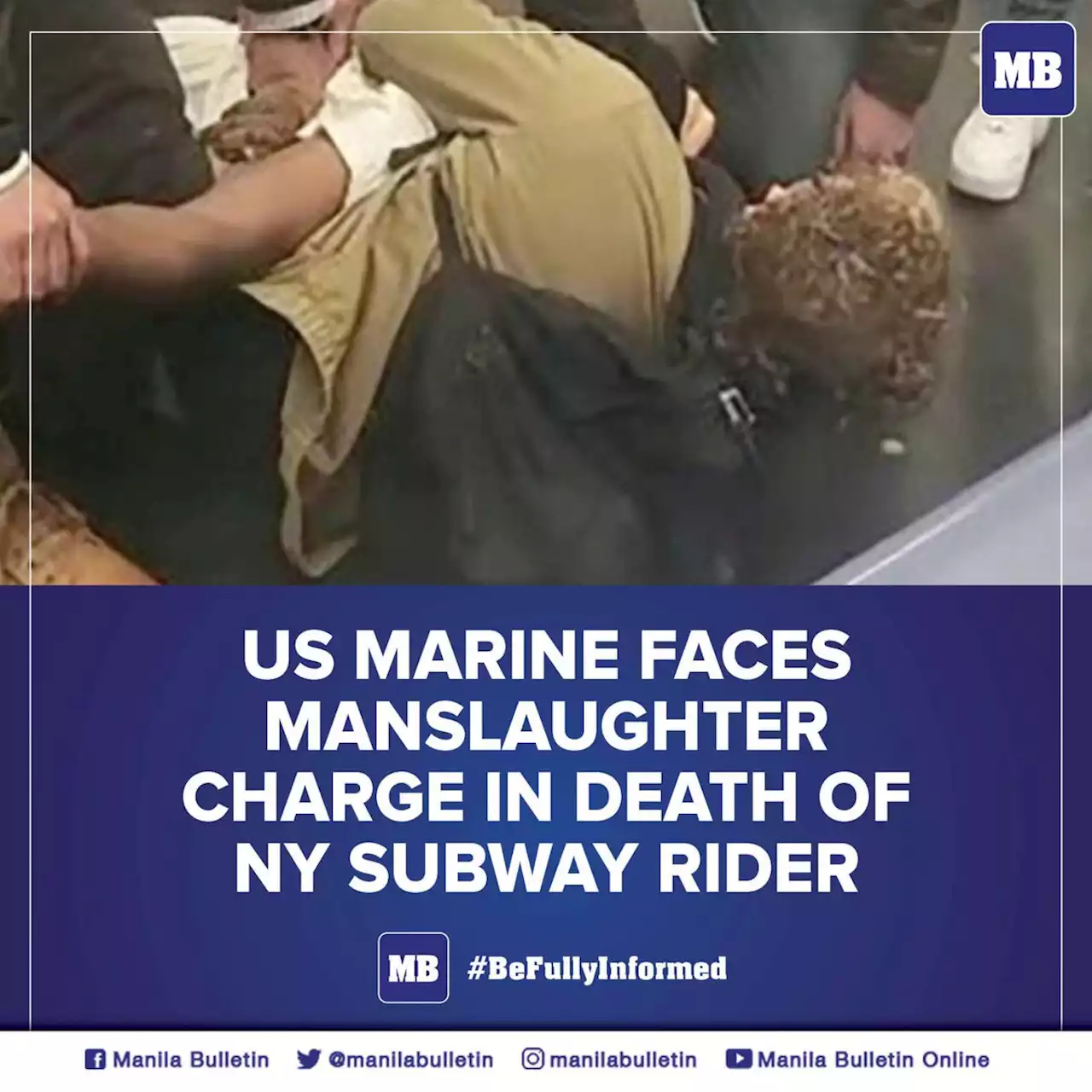 US Marine faces manslaughter charge in death of NY subway rider