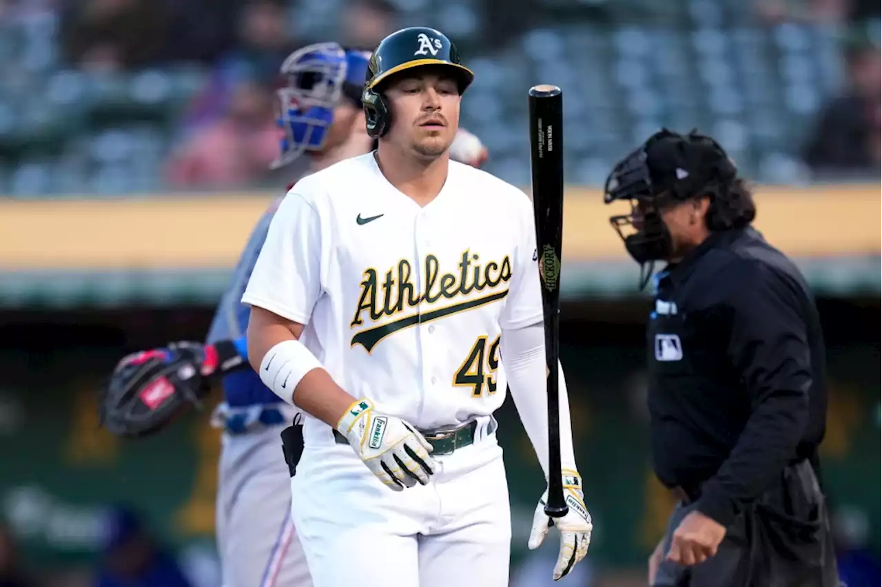 A’s rookie Medina shines, but Bochy’s Texas Rangers extend Oakland’s losing streak