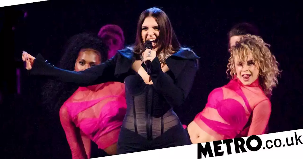 Mae Muller teases Eurovision Grand Final show with epic performance