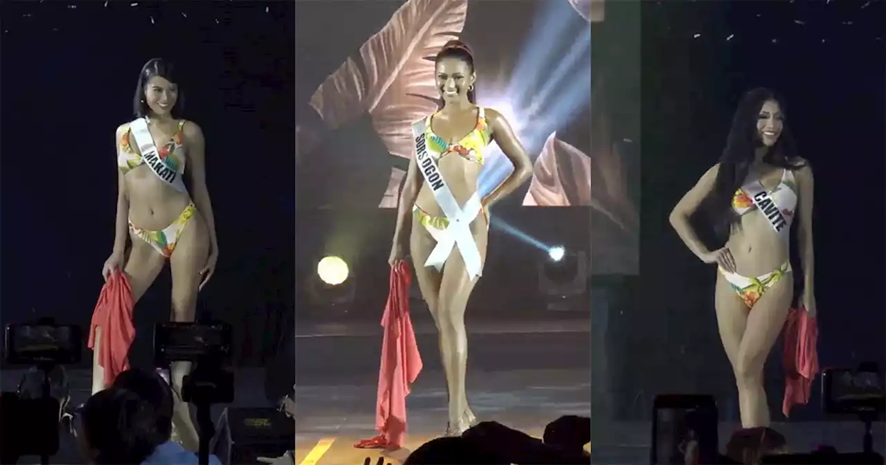 Miss Universe PH 2023: 38 ladies show off their confidence at the preliminary swimsuit competition