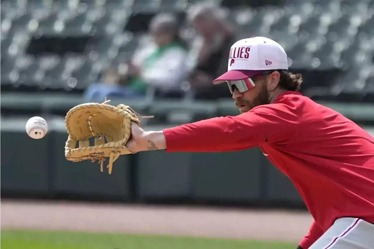 Checking in on the Bryce Harper first base experiment: Are his days as a right fielder nearing an end?