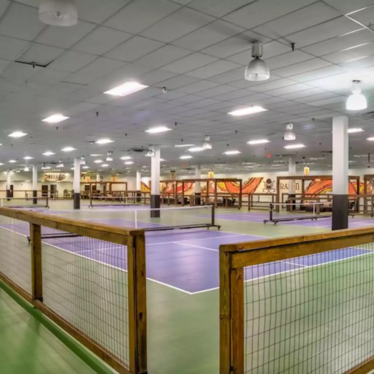 “Kraken Kourts & Skates, huge indoor pickleball & skating rink, opens in Edgewood” - PoPville