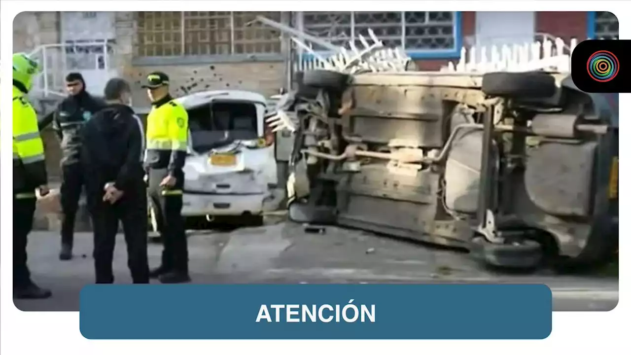 [Video] Le madrugaron al crimen: robo a banco en Teusaquillo (Bogotá) acabó en accidente - Pulzo