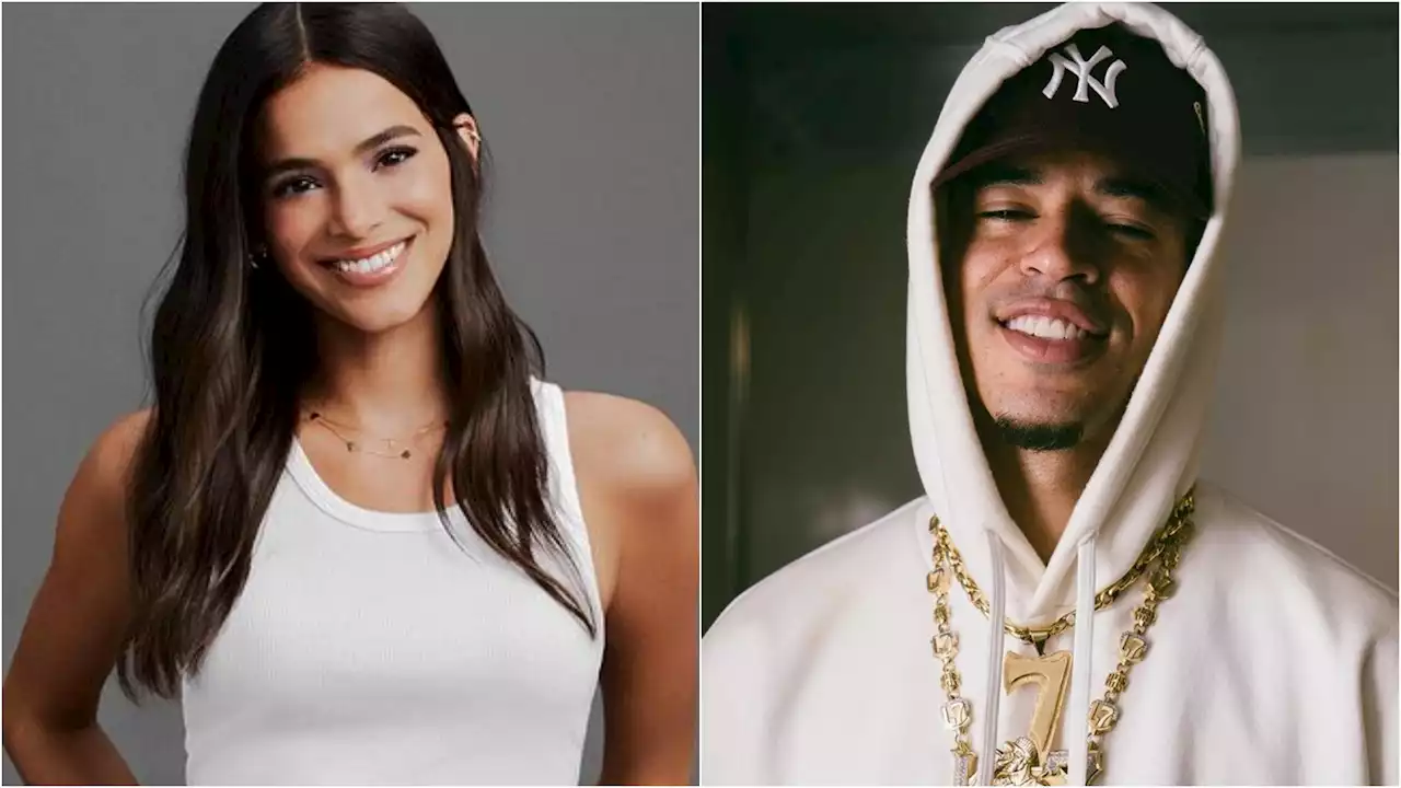 Bruna Marquezine ironiza boatos de romance com L7NNON