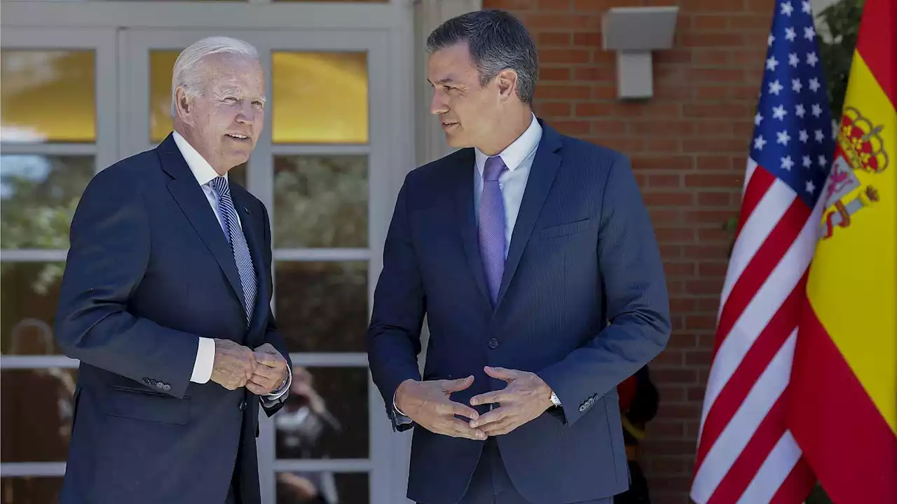 Biden recibe en la Casa Blanca a Sánchez