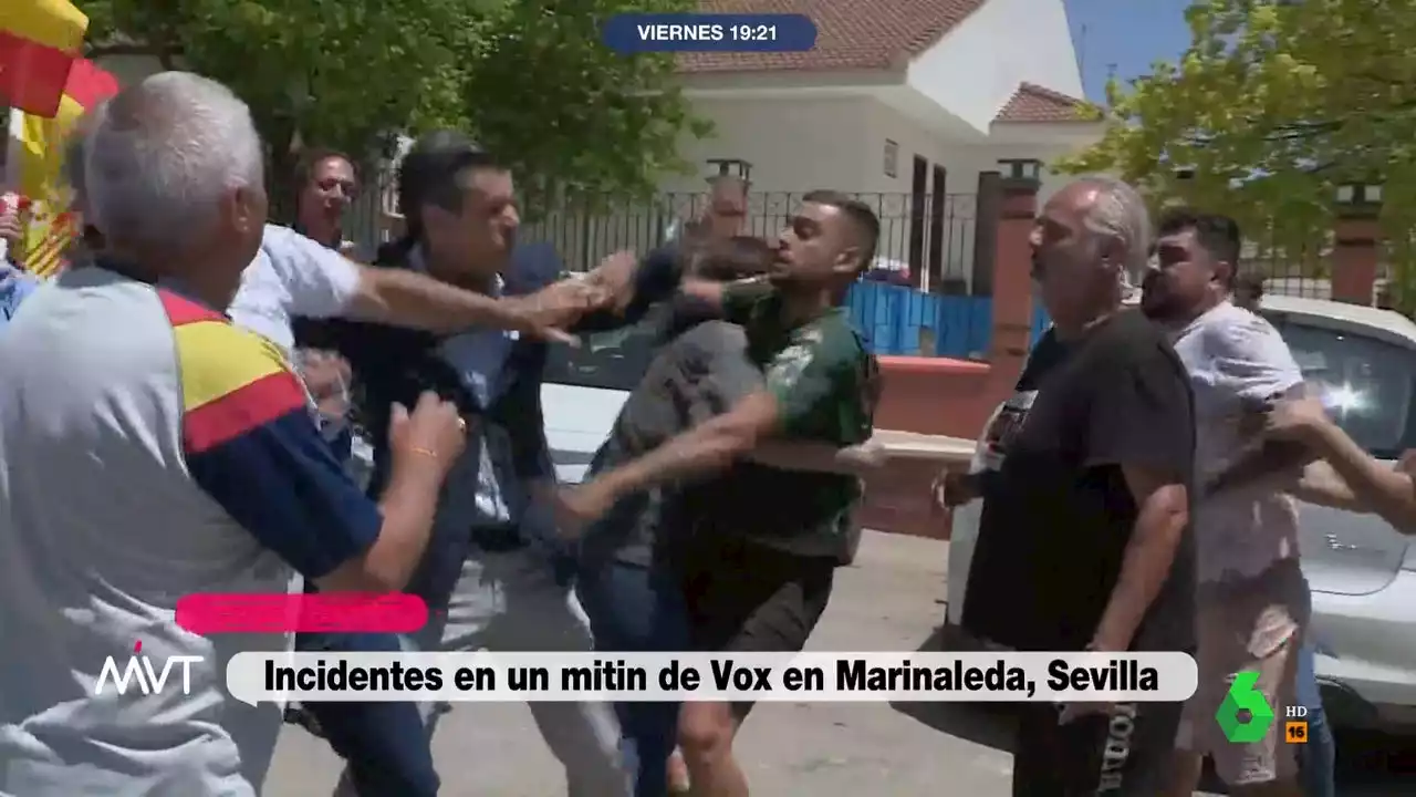 Incidentes durante un mitin de Vox en Marinaleda: un enfrentamiento entre simpatizantes y vecinos acaba con un herido