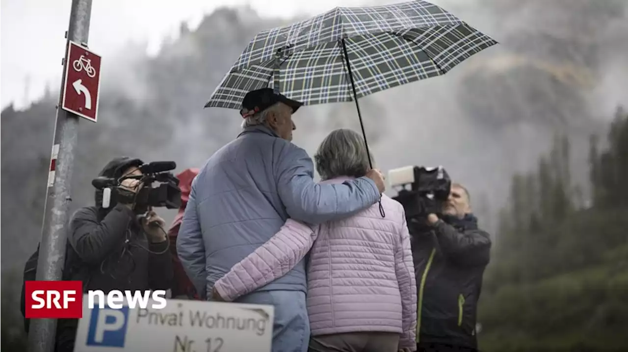 Drohender Bergsturz - Plötzlich geht es schnell: Wie es zur Evakuierung von Brienz kam