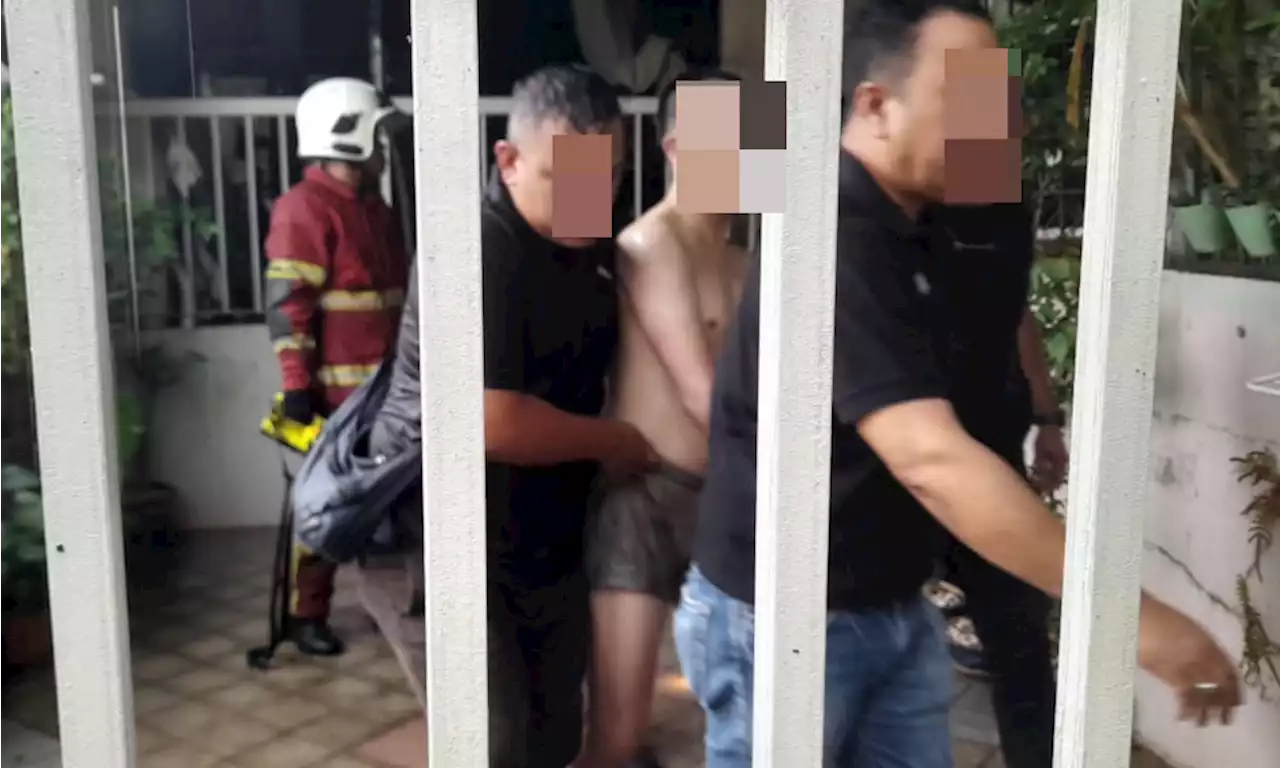 Man with parang who tried to stop firemen positive for drugs, say PJ cops